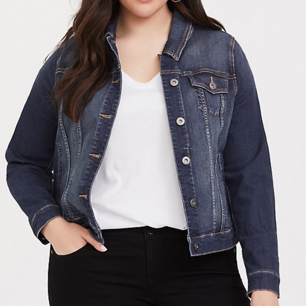 Torrid Blue Jean Jacket - Picture 2 of 8